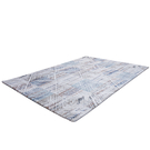 Χαλί Monza 8070/110 εκρού μπεζ μπλε ρόμβοι - 2,50x3,50 Colore Colori