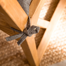 Μαξιλαράκι καρέκλας 40x40cm GOFIS HOME   Γκρί 213