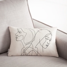 Μαξιλαροθήκη 30x45cm Gofis Home 451