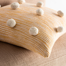 Μαξιλαροθήκη 43x43cm  GOFIS HOME Mustard  555