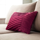 Μαξιλαροθήκη 30x45cm  GOFIS HOME Μπορντώ  635Β