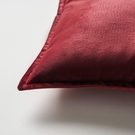 Μαξιλαροθήκη 43x43cm GOFIS HOME  Winter Red Velvet 710/02