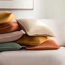 Μαξιλαροθήκη 43x43cm GOFIS HOME  Winter Shell Beige 711/ 47