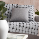 Ριχτάρι Τριθέσιου 180X310cm GOFIS HOME   Black Coal  377/ 14