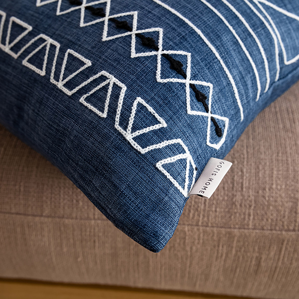 Μαξιλαροθήκη   43x43  GOFIS HOME Blue Jean 162