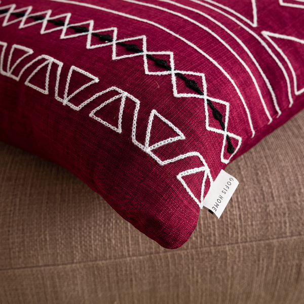 Μαξιλαροθήκη 43x43  GOFIS HOME Red Leather  162