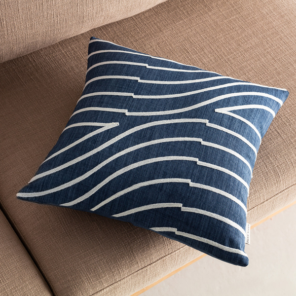 Μαξιλαροθήκη 43x43  GOFIS HOME Blue Jean  261