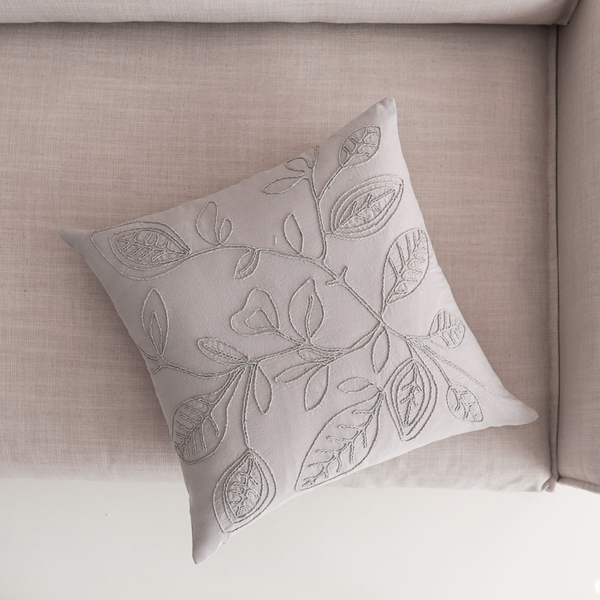 Μαξιλαροθήκη 43x43cm GOFIS HOME   Water Grey 381