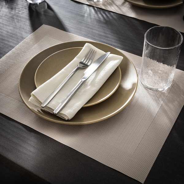 Σετ 4τεμ Σουπλά με 4τεμ πετσέτες  30x45cm Shell Beige Gofis Home 132/ 06