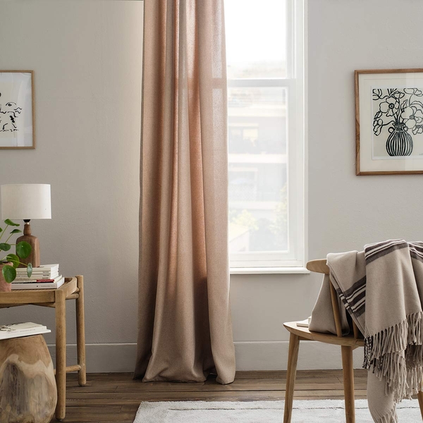 Κουρτίνα με τρουκς 140x280cm GOFIS HOME  Isolde Soft Beige 460/06