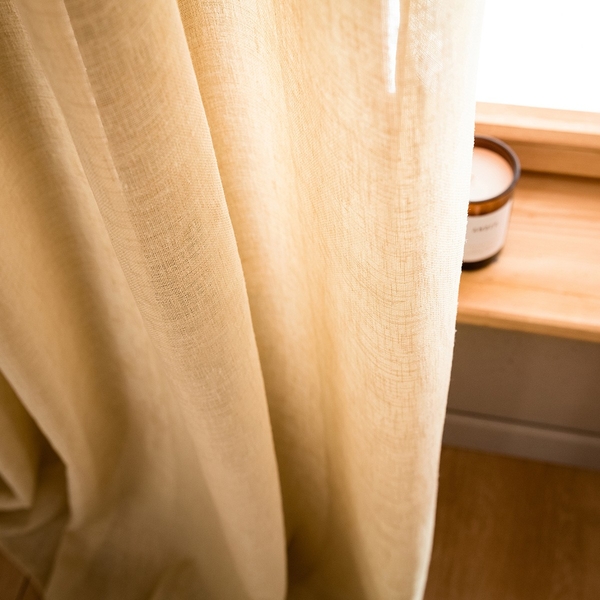 Κουρτίνα με τρουκς 140x280cm Combe Gold Beige Gofis Home 502/ 04