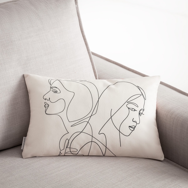 Μαξιλαροθήκη 30x45cm Gofis Home 451