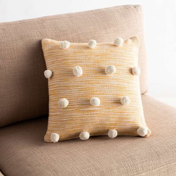 Μαξιλαροθήκη 43x43cm  GOFIS HOME Mustard  555
