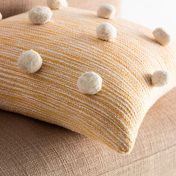 Μαξιλαροθήκη 43x43cm  GOFIS HOME Mustard  555