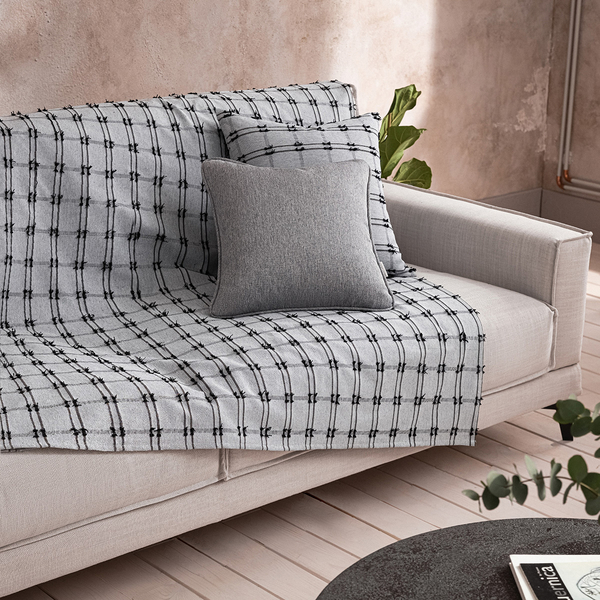 Ριχτάρι Διθέσιου 180X250cm GOFIS HOME   Black Coal  377/ 14