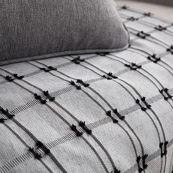 Ριχτάρι Τριθέσιου 180X310cm GOFIS HOME   Black Coal  377/ 14