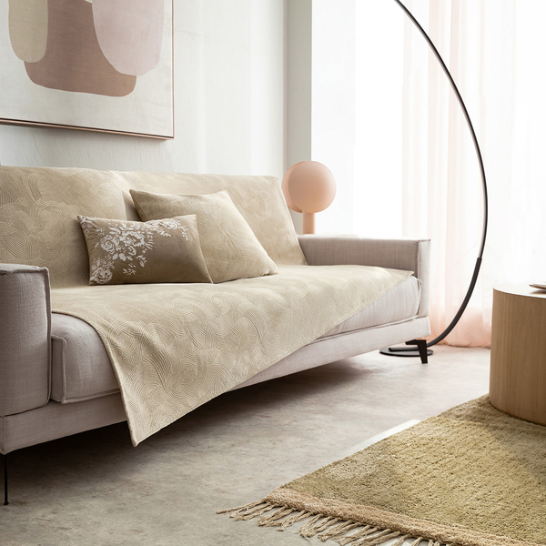 Ριχτάρι Τριθέσιου 180x310cm GOFIS HOME   Willow Beige 447 52