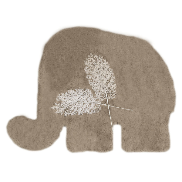 ΧΑΛΙ PUFFY FC25 TAUPE NEW ELEPHANT ANTISLIP - 120X150  NewPlan