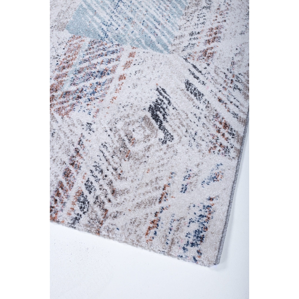 Χαλί Monza 8070/110 εκρού μπεζ μπλε ρόμβοι - 2,20x3,20 Colore Colori